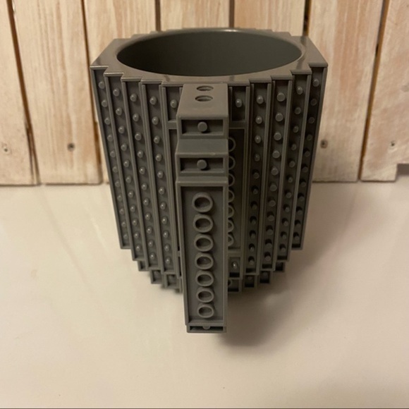 Gray Building Bricks Mug Coffee Cup - Picture 4 of 10